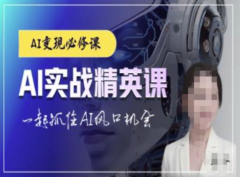 AI实战精英课，chatgptAI实战教程，一起抓住AI风口的机会-启知网创 - 打造知识共享型生态‌